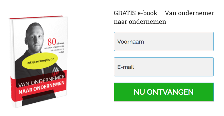 inschrijfformulier opt-in